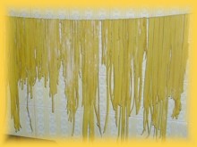 Drying the tagliatelle