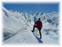 Trekking on the Perito Moreno